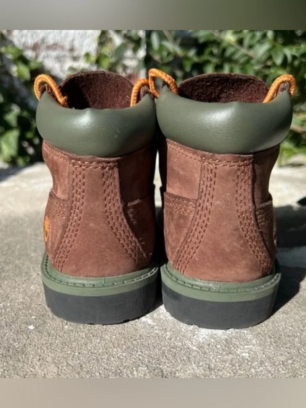Timberland 6 Inch Waterproof Boot Toddler Boy Sz 7 Brown Nubuck Leather Gorpcore